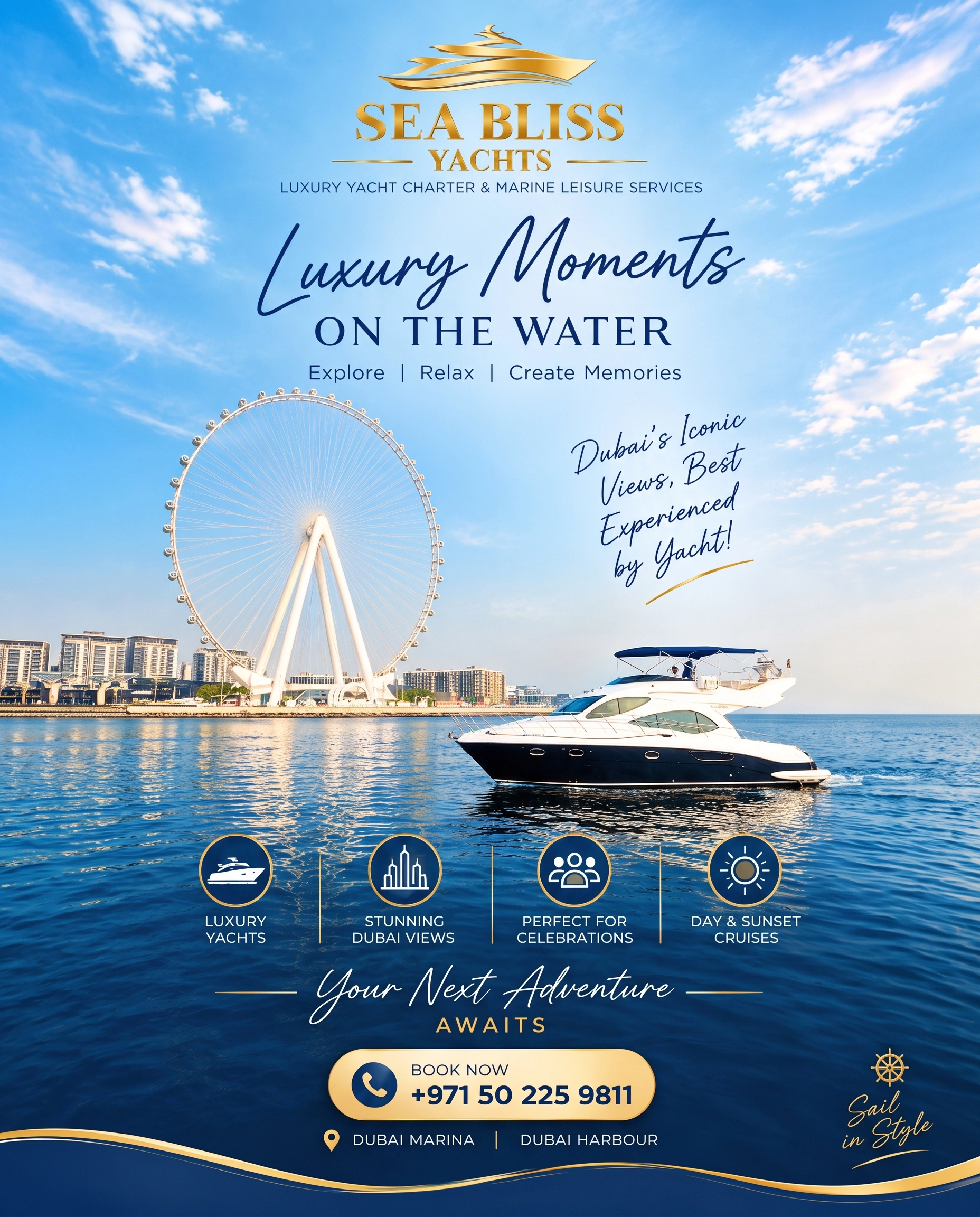 Book our yacht